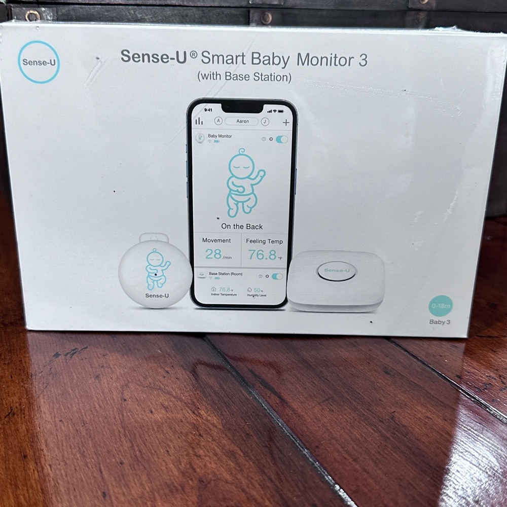 Sense u smart baby monitoring system3 with base